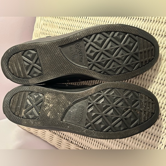 Converse Chuck Taylor All Star Hi Wordmark 2.0 Black High Top Sneakers - Picture 3 of 5